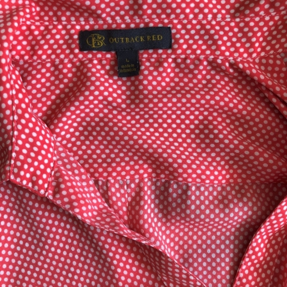 OUTBACK RED blouse sz L - Picture 5 of 7